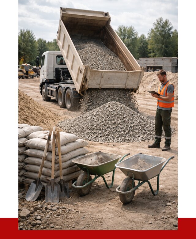 Доставка нерудных материалов в Тулуне от 1295 руб. | ПРОНЕРУДТлн