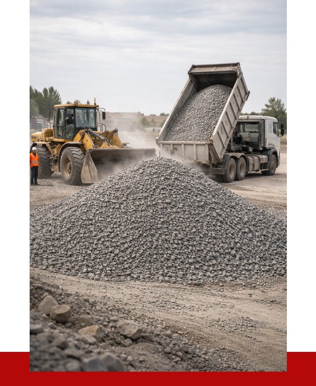 Купить щебень с доставкой в Тулуне от 2698 руб. | ПРОНЕРУДТлн