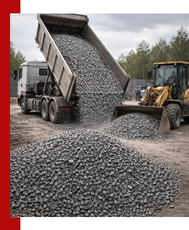 Доставка и продажа щебня гранитного в Тулуне