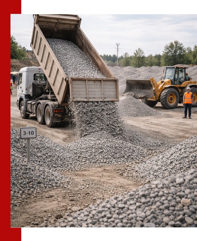 Гранитный щебень фракции 3–10: доставка и продажа в Тулуне