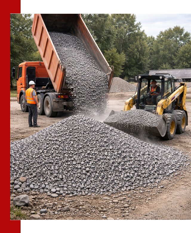 Купить гранитный щебень фракции 5–10 в Тулуне с доставкой