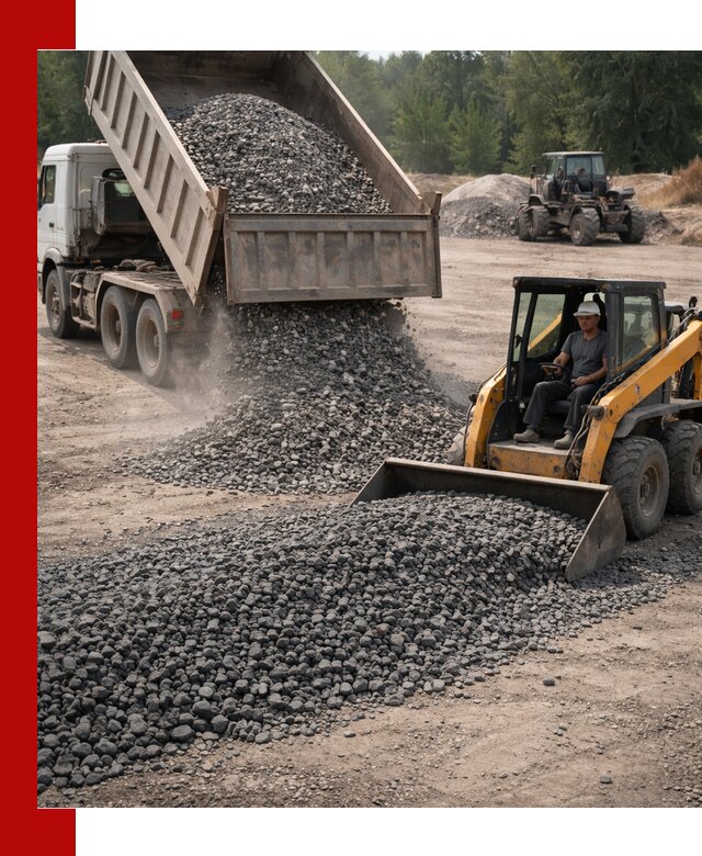 Гранитный щебень фракция 40-70 с доставкой в Тулуне