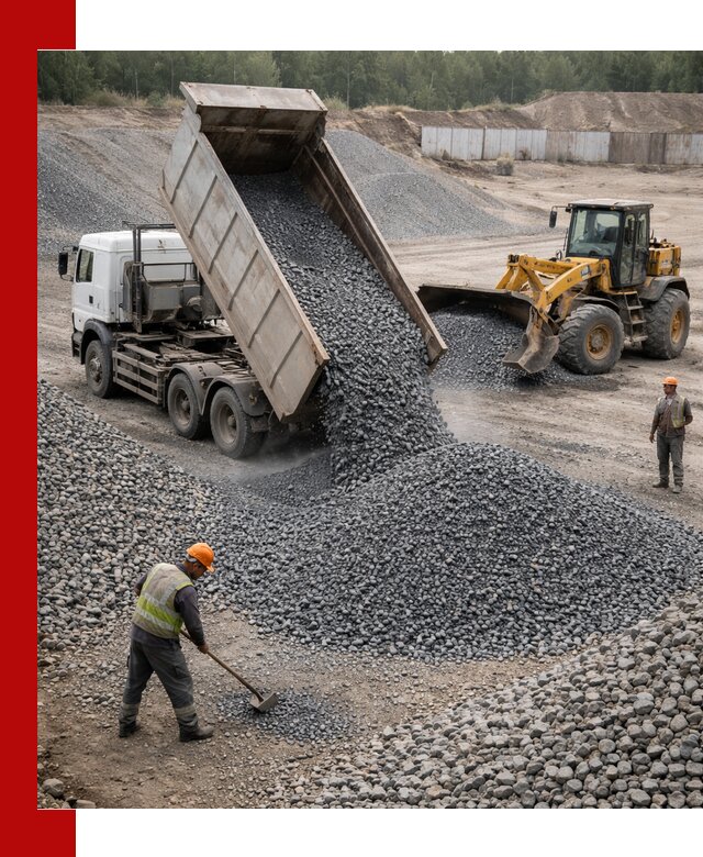 Щебень габбро-диабаз фр. 5-20 с доставкой в Тулуне