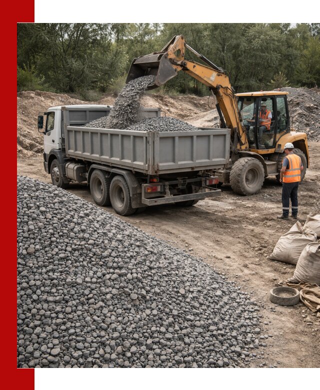 Доставка гравийного щебня в Тулуне оптом и в розницу