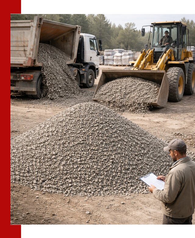 Гравийный щебень фракция 5–10 с доставкой в Тулуне