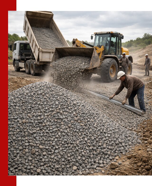 Гравийный щебень фракция 5-20 с доставкой в Тулуне