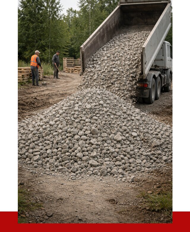 гравийный щебень фракция 70-120 в Тулуне от 2644 р. ПРОНЕРУДТлн