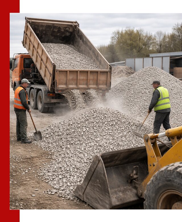Доломитовый щебень фракции 5-20 с доставкой в Тулуне
