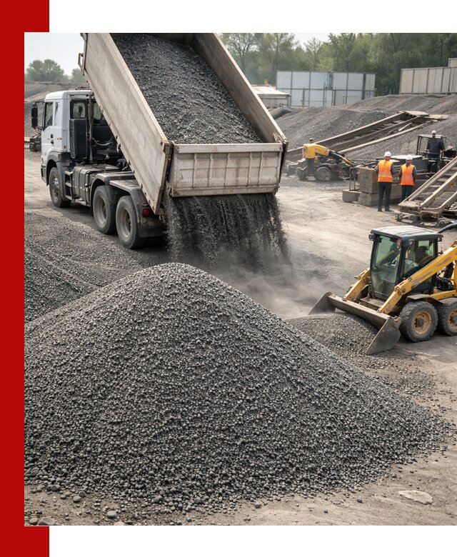 Вторичный щебень фракция 0–5 с доставкой в Тулуне