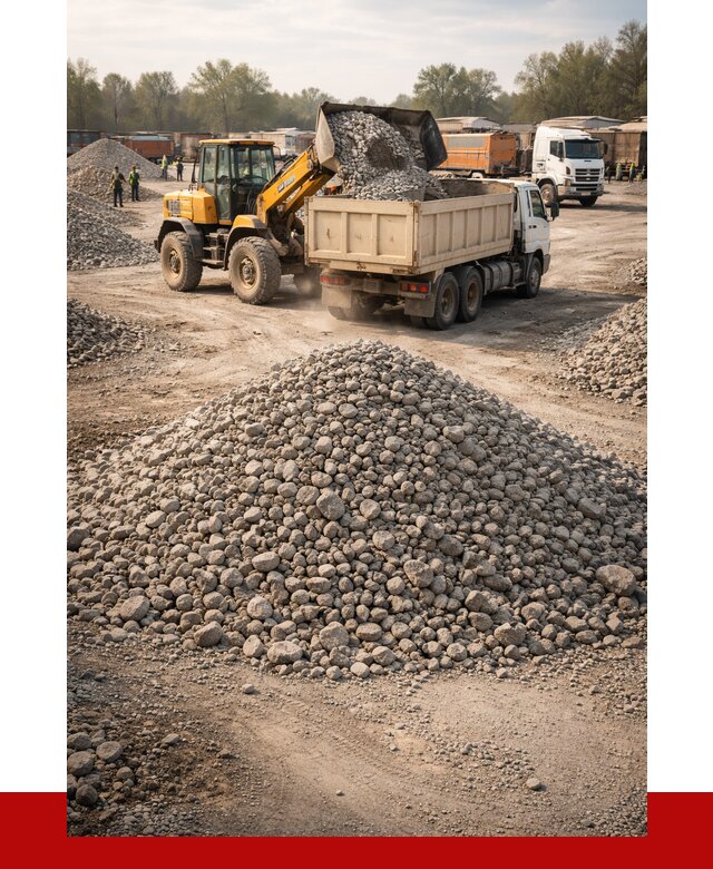 Вторичный щебень фракция 40-70 в Тулуне от 1877 р, ПРОНЕРУДТлн