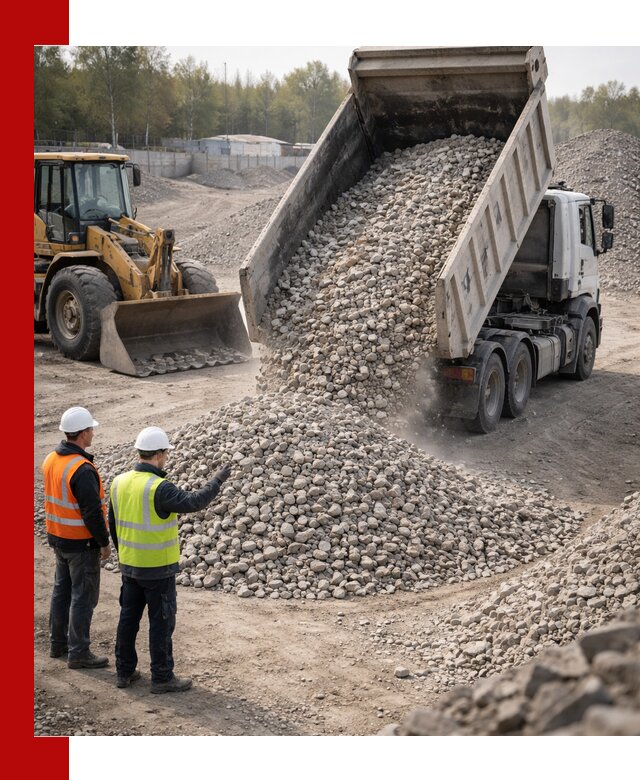 Вторичный щебень фракция 40–70 доставка в Тулуне