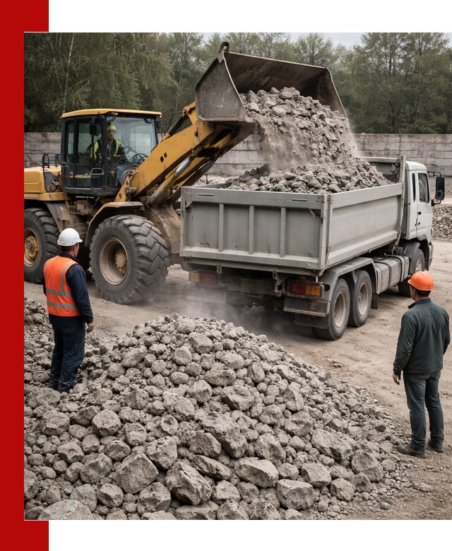 Вторичный щебень фракция 70–150 в Тулуне с доставкой