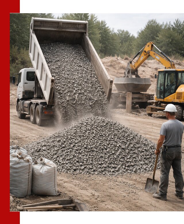 Доставка и продажа бетонного щебня в Тулуне