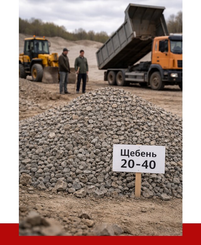 Бетонный щебень фракция 20-40 в Тулуне от 2644 р. | ПРОНЕРУДТлн