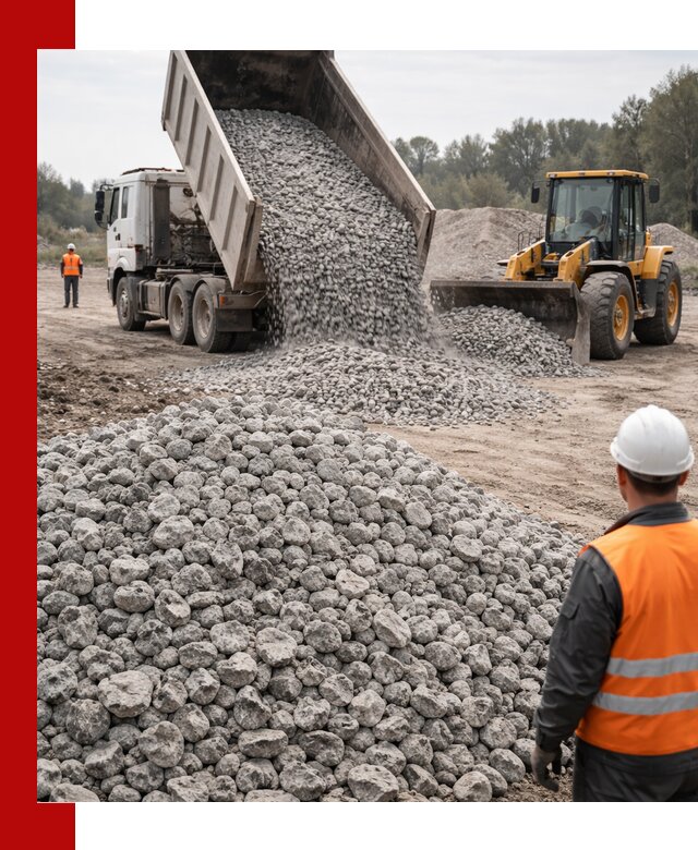 Доставка бетонного щебня фракции 20-40 в Тулуне