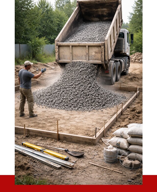 Купить щебень для фундамента в Тулуне от 4856 р. | ПРОНЕРУДТлн