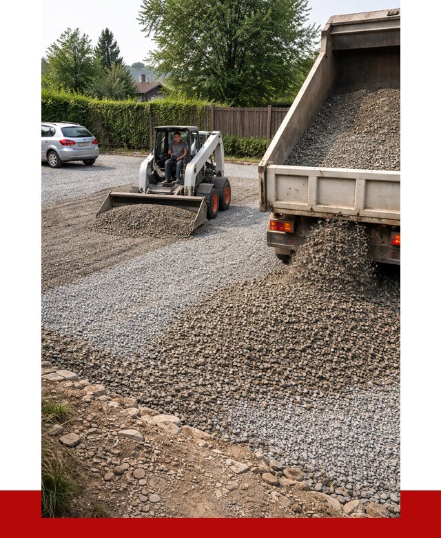 Щебень для парковки в Тулуне с доставкой от 1295 р.| ПРОНЕРУДТлн