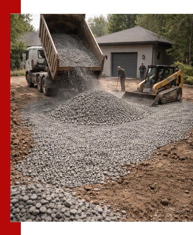 Щебень для парковки в Тулуне: доставка и укладка качественного материала