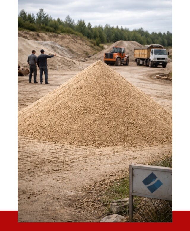 Карьерный песок навалом в Тулуне от 1942 р. | ПРОНЕРУДТлн