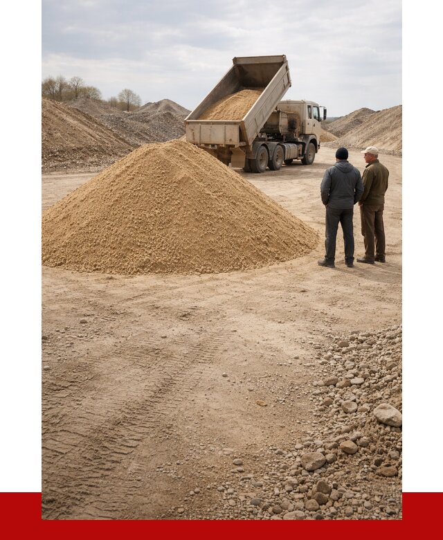 Карьерный песок крупнозернистый в Тулуне от 9172 р | ПРОНЕРУДТлн