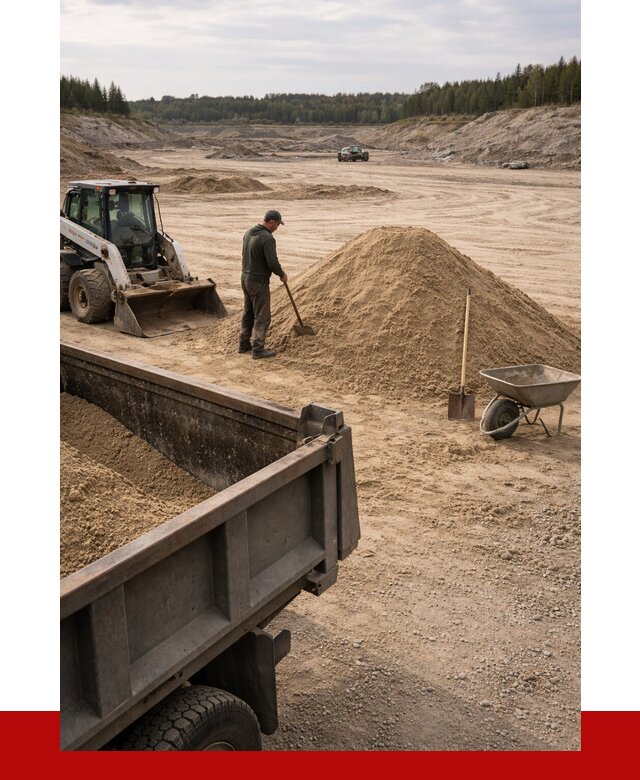 Карьерный песок среднезернистый в Тулуне, от 2374 р. ПРОНЕРУДТлн
