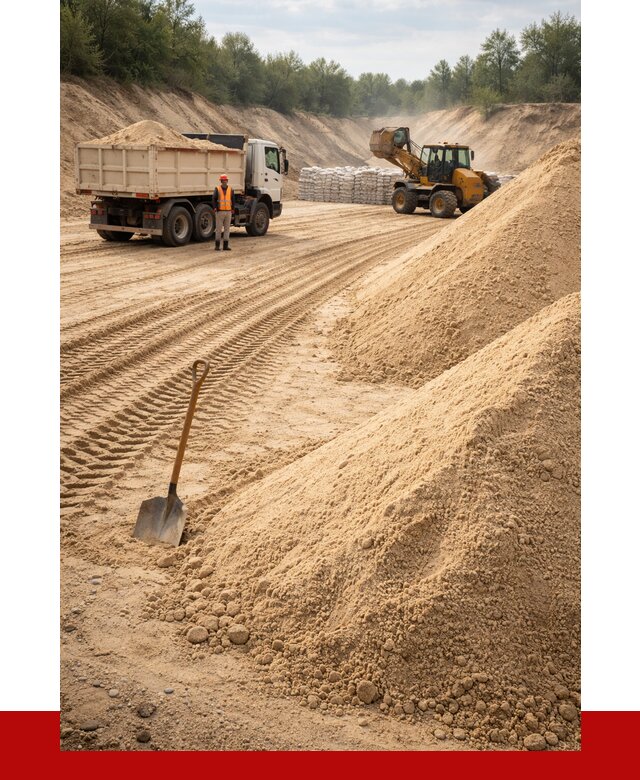 Карьерный песок мелкозернистый в Тулуне от 9711 р. | ПРОНЕРУДТлн