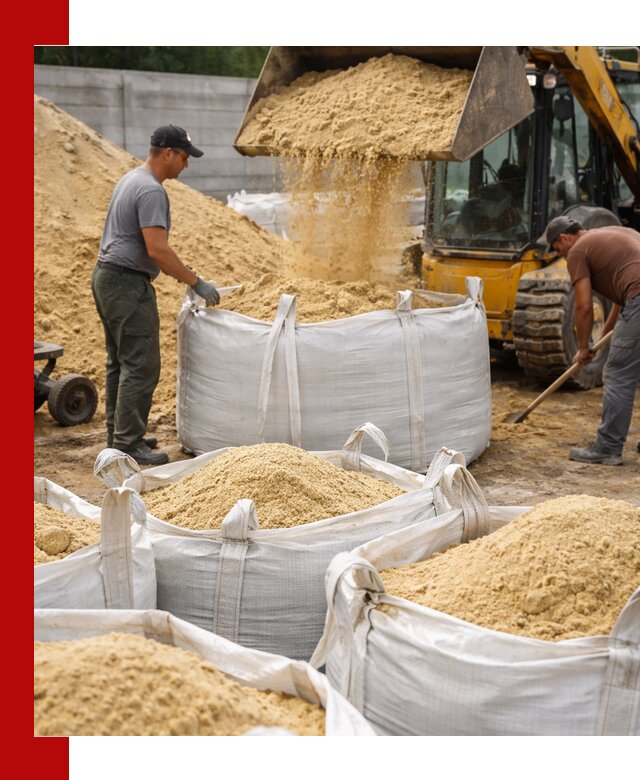 Поставка качественного песка для кладки в Тулуне