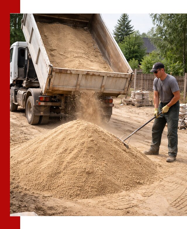 Доставка сухого песка самосвалами в Тулуне