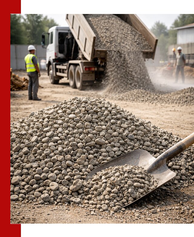 Доставка гравия фракции 20-40 в Тулуне с самосвалами