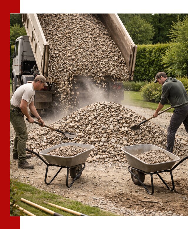 Доставка и продажа декоративной гальки в Тулуне