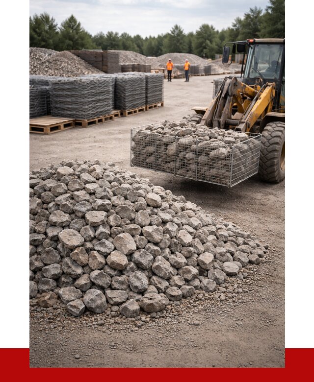 Камень для габионов фракция 70-150 в Тулуне от 4532 р. | ПРОНЕРУДТлн