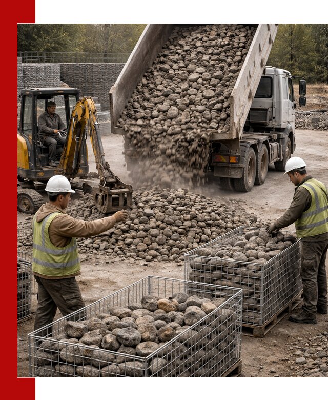 Камень для габионов фракция 100–201 в Тулуне