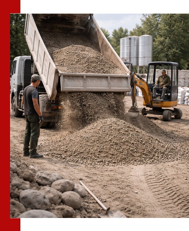 Доставка ПГС С3 в Тулуне самосвалами и миксерами