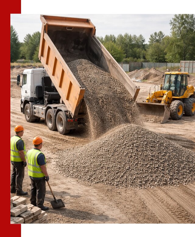 Доставка щебёночно-песчаной смеси ЩПС С7 в Тулуне