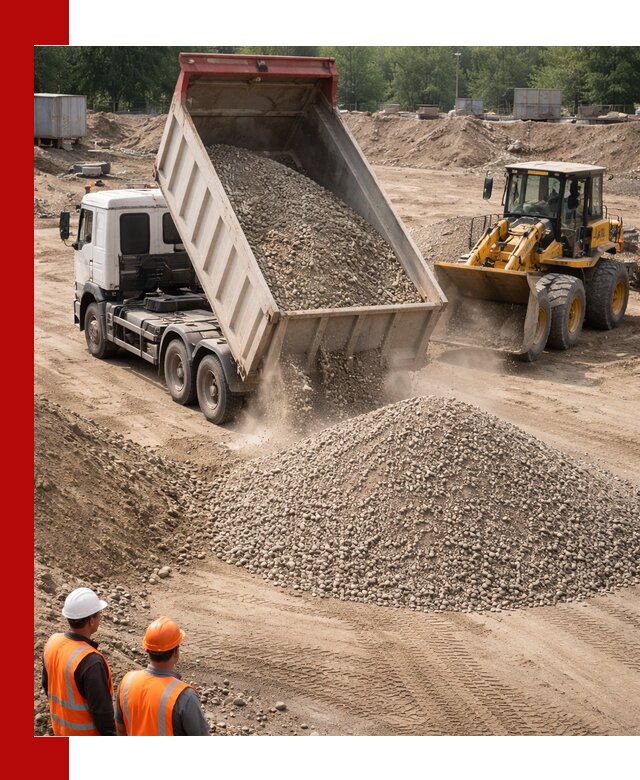 Щебень с песком (ЩГПС С2) с доставкой в Тулуне