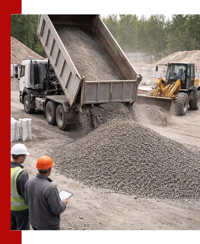 Доставка и продажа гранитного отсева 0-10 в Тулуне