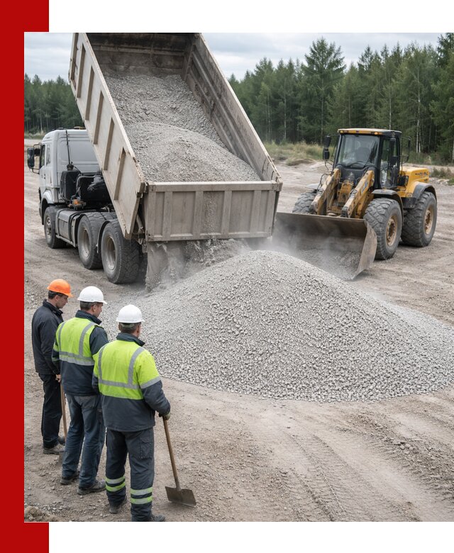 Известняковый отсев 0-5 доставка в Тулуне быстро и выгодно