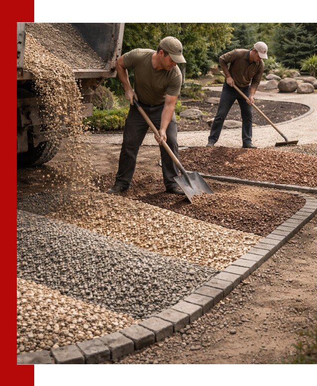 Декоративная крошка для ландшафта в Тулуне — продажа и доставка