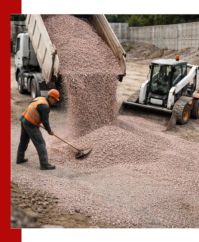 Крошка розовый гранит с доставкой в Тулуне от производителя