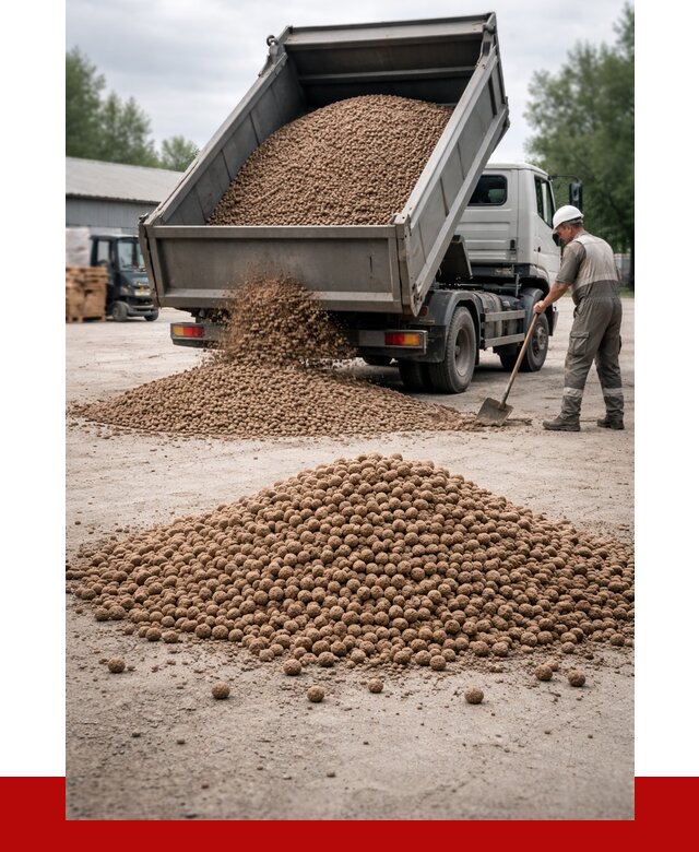 Керамзит с доставкой в Тулуне от 4532 р. за м3 | ПРОНЕРУДТлн