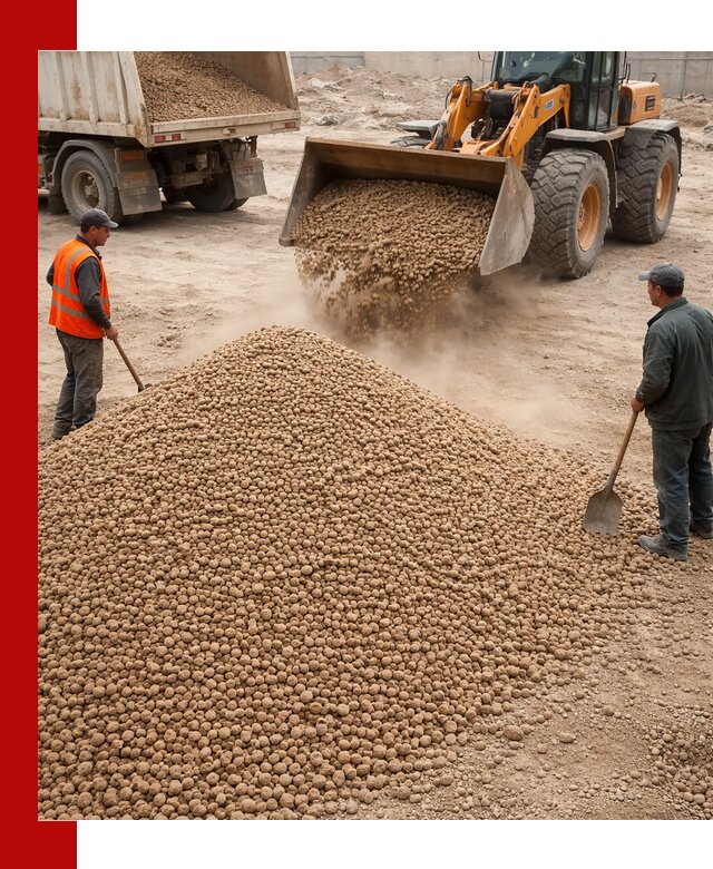 Керамзит фракция 10-20 с доставкой в Тулуне