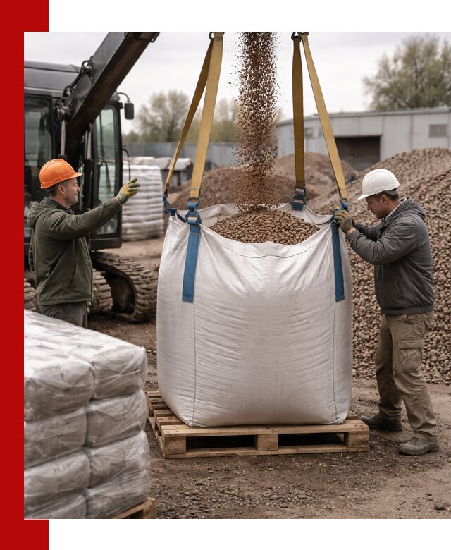 Керамзит в биг-бегах с доставкой в Тулуне