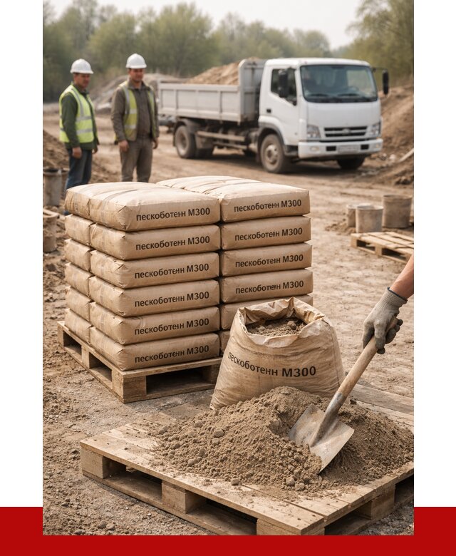 Пескобетон М300 в Тулуне с доставкой от 5017 р. за куб | ПРОНЕРУДТлн