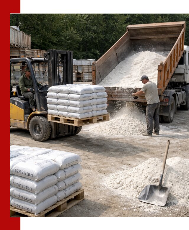 Доставка строительной извести оптом и в розницу в Тулуне