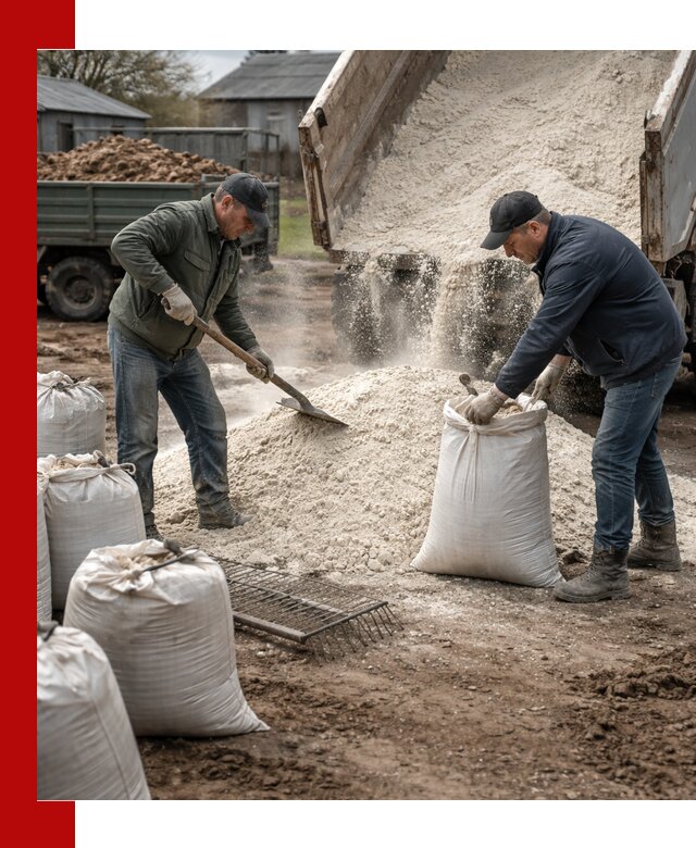 Доставка извести пушонки в Тулуне оптом и мелким оптом