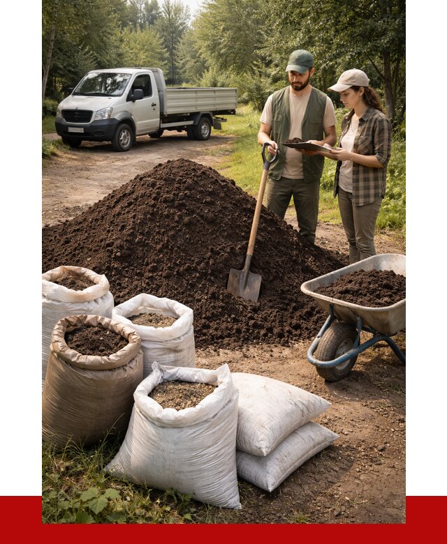 Купить грунт с доставкой в Тулуне от 4856 р. за м3 | ПРОНЕРУДТлн