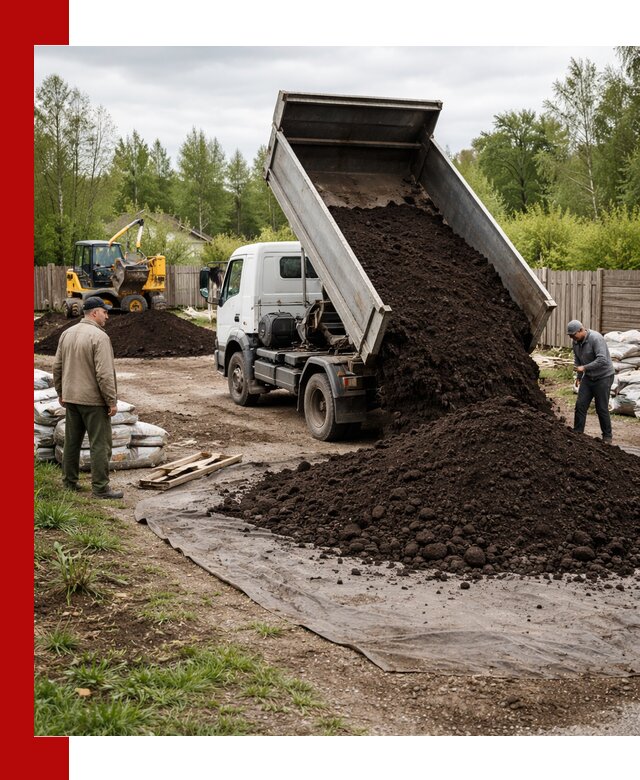 Доставка качественного почвогрунта в Тулуне оптом и в розницу