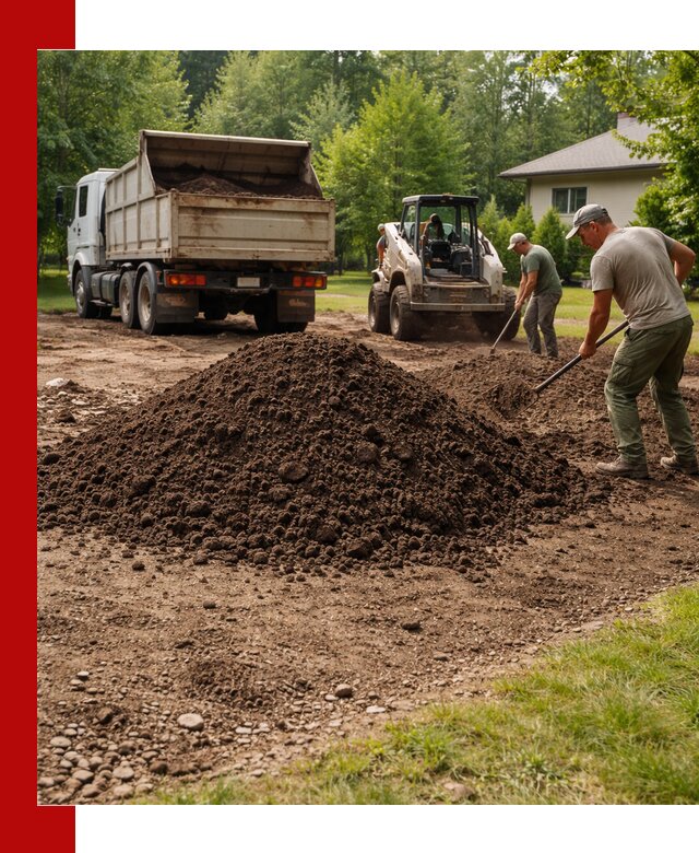 Доставка и укладка грунта для газона в Тулуне