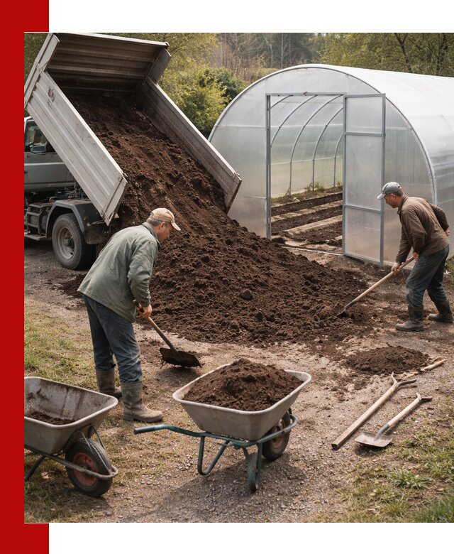 Грунт для теплицы с доставкой в Тулуне — плодородный субстрат под растения
