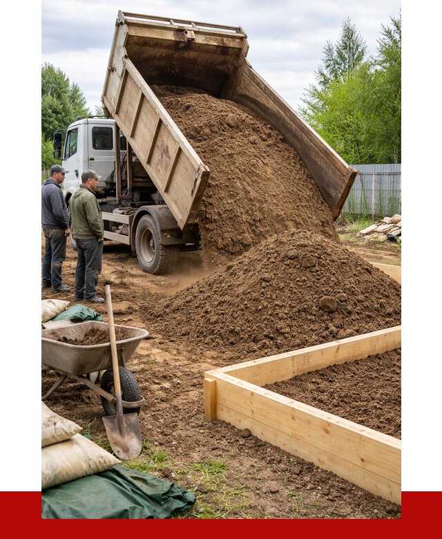 Торфо песчаная смесь в Тулуне с доставкой от 1996 р. | ПРОНЕРУДТлн